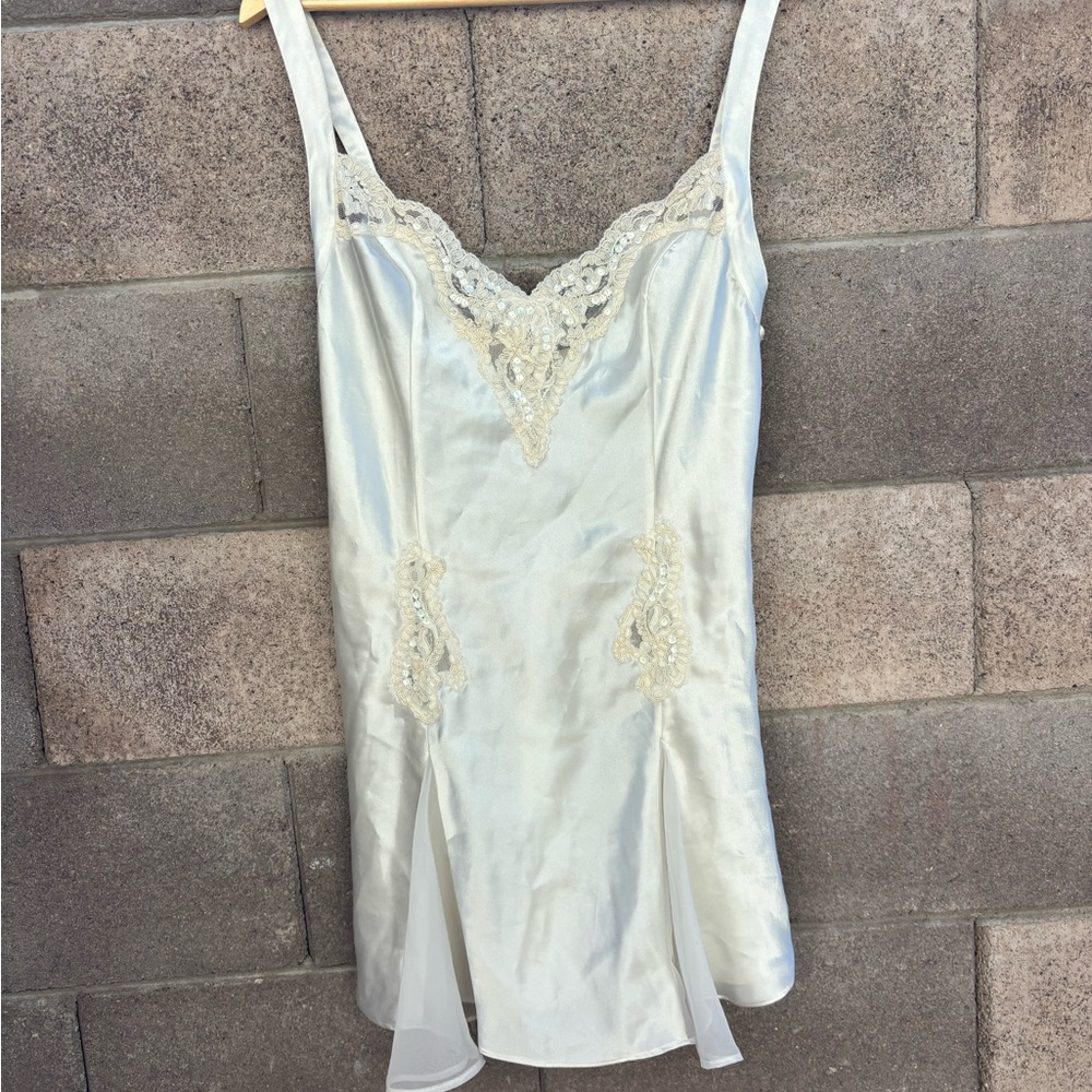 Lace dress with sequins